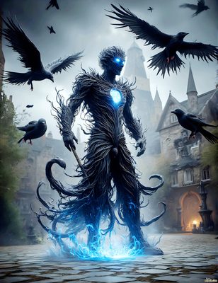 Male magic and myth: dragons, mages, elves, and sorcery. Cinematic UHD art.