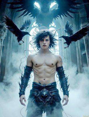 Male magic and myth: dragons, mages, elves, and sorcery. Cinematic UHD art.