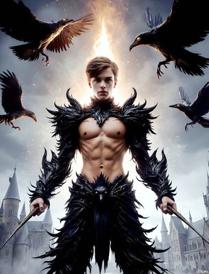 Male magic and myth: dragons, mages, elves, and sorcery. Cinematic UHD art.