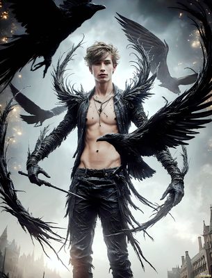 Male magic and myth: dragons, mages, elves, and sorcery. Cinematic UHD art.