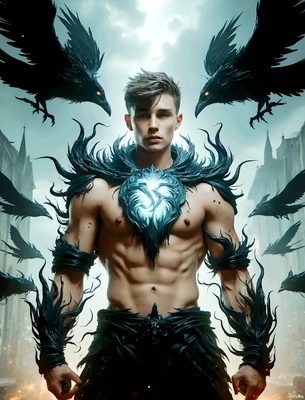 Male magic and myth: dragons, mages, elves, and sorcery. Cinematic UHD art.
