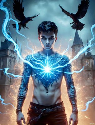 Male magic and myth: dragons, mages, elves, and sorcery. Cinematic UHD art.