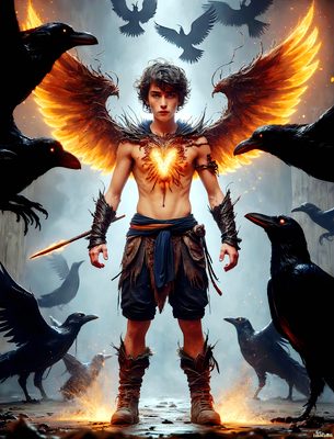 Male magic and myth: dragons, mages, elves, and sorcery. Cinematic UHD art.