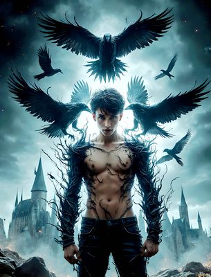 Male magic and myth: dragons, mages, elves, and sorcery. Cinematic UHD art.
