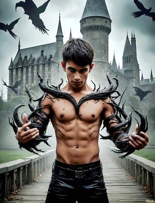 Male magic and myth: dragons, mages, elves, and sorcery. Cinematic UHD art.
