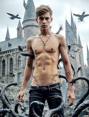 Male magic and myth: dragons, mages, elves, and sorcery. Cinematic UHD art.