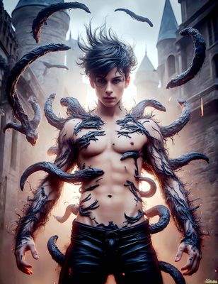 Male magic and myth: dragons, mages, elves, and sorcery. Cinematic UHD art.