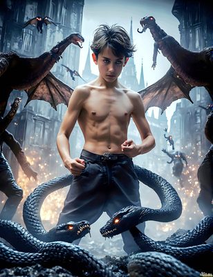 Male magic and myth: dragons, mages, elves, and sorcery. Cinematic UHD art.
