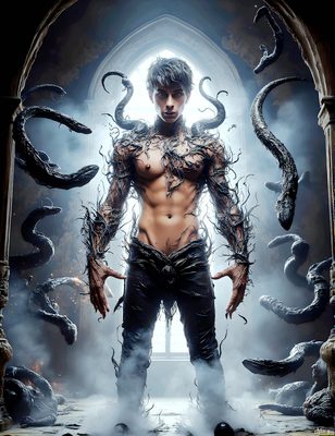 Male magic and myth: dragons, mages, elves, and sorcery. Cinematic UHD art.