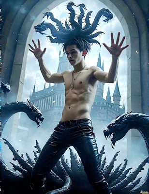 Male magic and myth: dragons, mages, elves, and sorcery. Cinematic UHD art.