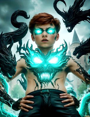 Male magic and myth: dragons, mages, elves, and sorcery. Cinematic UHD art.