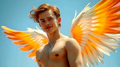 Color, love, and celebration in male pride art. Cinematic UHD.