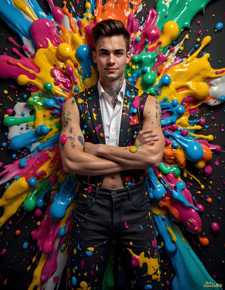 Abstract Male Art Album