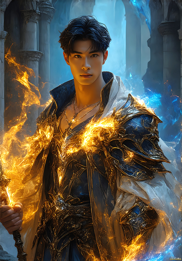 Elemental Mages, handsome men, fantasy, and magic, brought to life through the magic of AI. In fantasy, elemental mages typically have the ability to manipulate the basic elements, such as fire, water, earth, and air. This can extend to controlling sub-elements like ice, lightning, and sometimes even metal or wood.