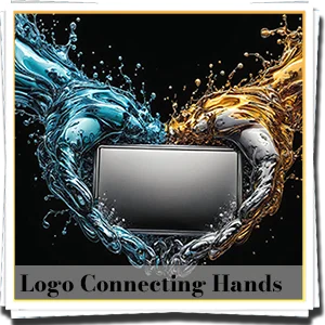 Logo Connecting Hands Dynamic