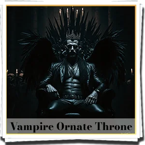 Vampires on Ornate Throne