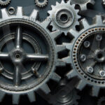 Amazing Digital Graphics Art Collection - Colorful Gears Artistic Graphic Textures Designs