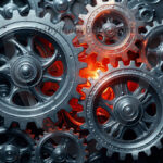 Amazing Digital Graphics Art Collection - Colorful Gears Artistic Graphic Textures Designs
