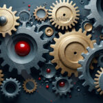 Amazing Digital Graphics Art Collection - Colorful Gears Artistic Graphic Textures Designs