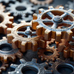 Amazing Digital Graphics Art Collection - Colorful Gears Artistic Graphic Textures Designs