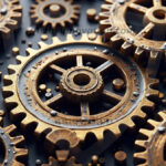 Amazing Digital Graphics Art Collection - Colorful Gears Artistic Graphic Textures Designs