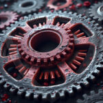 Amazing Digital Graphics Art Collection - Colorful Gears Artistic Graphic Textures Designs