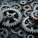 Amazing Digital Graphics Art Collection - Colorful Gears Artistic Graphic Textures Designs