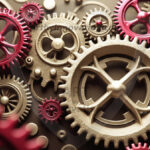 Amazing Digital Graphics Art Collection - Colorful Gears Artistic Graphic Textures Designs