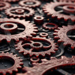 Amazing Digital Graphics Art Collection - Colorful Gears Artistic Graphic Textures Designs
