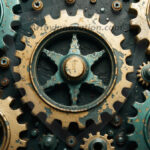 Amazing Digital Graphics Art Collection - Colorful Gears Artistic Graphic Textures Designs