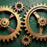 Amazing Digital Graphics Art Collection - Colorful Gears Artistic Graphic Textures Designs