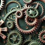 Amazing Digital Graphics Art Collection - Colorful Gears Artistic Graphic Textures Designs