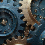 Amazing Graphics Art Collection: Modern Metallic Gears - HD Desktop Wallpaper & Backgrounds.