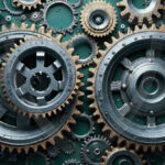 Amazing Graphics Art Collection: Modern Metallic Gears - HD Desktop Wallpaper & Backgrounds.