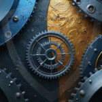 Amazing Graphics Art Collection: Modern Metallic Gears - HD Desktop Wallpaper & Backgrounds.