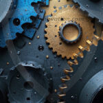 Amazing Graphics Art Collection: Modern Metallic Gears - HD Desktop Wallpaper & Backgrounds.