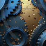 Amazing Graphics Art Collection: Modern Metallic Gears - HD Desktop Wallpaper & Backgrounds.