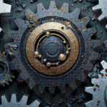 Amazing Graphics Art Collection: Modern Metallic Gears - HD Desktop Wallpaper & Backgrounds.