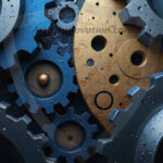 Amazing Graphics Art Collection: Modern Metallic Gears - HD Desktop Wallpaper & Backgrounds.