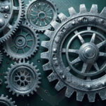 Amazing Graphics Art Collection: Modern Metallic Gears - HD Desktop Wallpaper & Backgrounds.