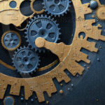 Amazing Graphics Art Collection: Modern Metallic Gears - HD Desktop Wallpaper & Backgrounds.