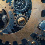 Amazing Graphics Art Collection: Modern Metallic Gears - HD Desktop Wallpaper & Backgrounds.