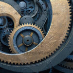 Amazing Graphics Art Collection: Modern Metallic Gears - HD Desktop Wallpaper & Backgrounds.