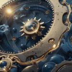 Amazing Graphics Art Collection: Modern Metallic Gears - HD Desktop Wallpaper & Backgrounds.