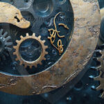 Amazing Graphics Art Collection: Modern Metallic Gears - HD Desktop Wallpaper & Backgrounds.