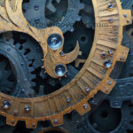 Amazing Graphics Art Collection: Modern Metallic Gears - HD Desktop Wallpaper & Backgrounds.