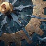 Amazing Graphics Art Collection: Modern Metallic Gears - HD Desktop Wallpaper & Backgrounds.