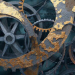 Amazing Graphics Art Collection: Modern Metallic Gears - HD Desktop Wallpaper & Backgrounds.