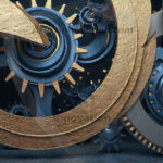 Amazing Graphics Art Collection: Modern Metallic Gears - HD Desktop Wallpaper & Backgrounds.