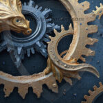 Amazing Graphics Art Collection: Modern Metallic Gears - HD Desktop Wallpaper & Backgrounds.